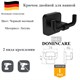 Крючок двойной для ванной латунный D&C Domincare DC6605-2MB черный матовый DC6605-2MB