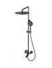 Душевая система со смесителем и тропическим душем D&C Domincare DC01024BGM оружейная сталь 10453