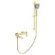 Смеситель для ванны с душевым гарнитуром D&C Domincare DC01132BG матовое золото 10118