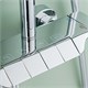 Душевая система со смесителем и тропическим душем DQOK DK01124CR хром DK01124CR